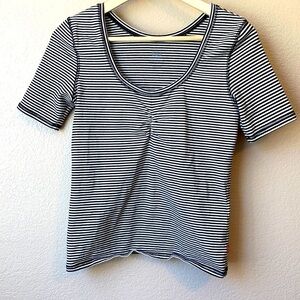 Levis Shirt Stripped Black and White Size Extra Small